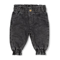 Feetje Denim broek met borduursels Winter Denims Antraciet