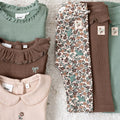 Feetje | Longsleeve pointelle rib | Lucky Bloombird - Feetje - wonder & melon
