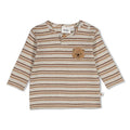 Feetje | Longsleeve rib met streep - Tiny Timber Tales | Bevertje - Feetje - wonder & melon