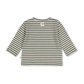 Feetje | Longsleeve rib met streep | Wiggle and Waddle - Feetje - wonder & melon