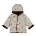 Feetje | Omkeerbaar teddy jasje met capuchon - Tiny Timber Tales - Feetje - wonder & melon