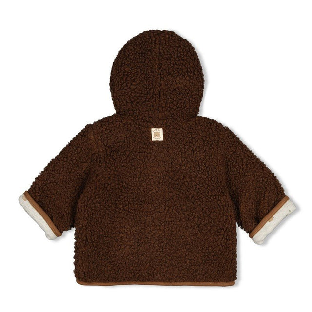 Feetje | Omkeerbaar teddy jasje met capuchon - Tiny Timber Tales - Feetje - wonder & melon