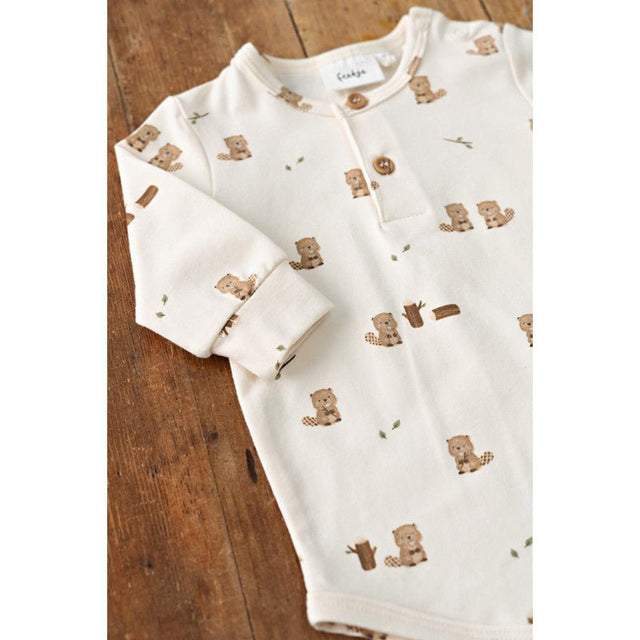 Feetje | Romper AOP - Tiny Timber Tales - Feetje - wonder & melon