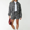 Florence Leopard Jacquard Short - Colourful Rebel - wonder & melon