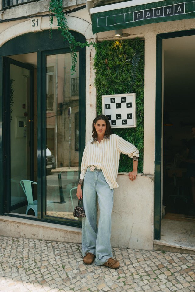 Fluresk | Blouse | panter accenten - Fluresk - wonder & melon