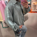 Fluresk | Bomber blauw | Blauwe streep - Fluresk - wonder & melon