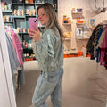 Fluresk | Bomber blauw | Blauwe streep - Fluresk - wonder & melon