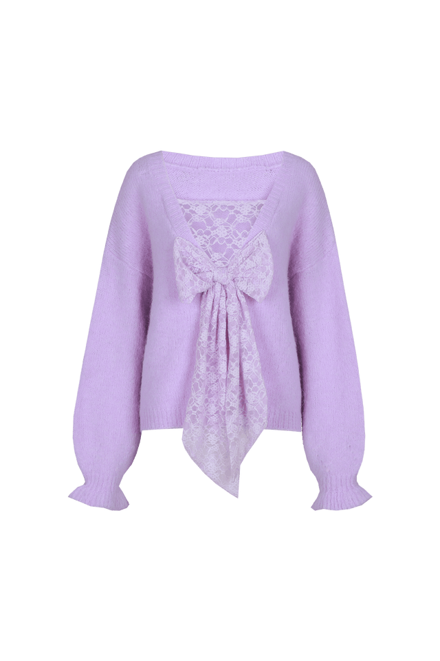 Fluresk | Caia knit sweater | Purple rose - Fluresk - wonder & melon