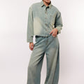 Fluresk | denim jeans met omslag - Fluresk - wonder & melon
