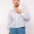 Fluresk | Glitter blouse | Blauw - Fluresk - wonder & melon