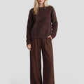 Fluresk | islene knit sweater | Dark brown - Fluresk - wonder & melon