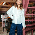 Fluresk Iva broek l Denim mid blue - Fluresk - wonder & melon