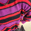 Fluresk | Samla Knit Sweater | Grape Purple Black - Fluresk - wonder & melon