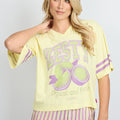 Fluresk | Zesty shirt | Geel/paars - FLURESK - wonder & melon