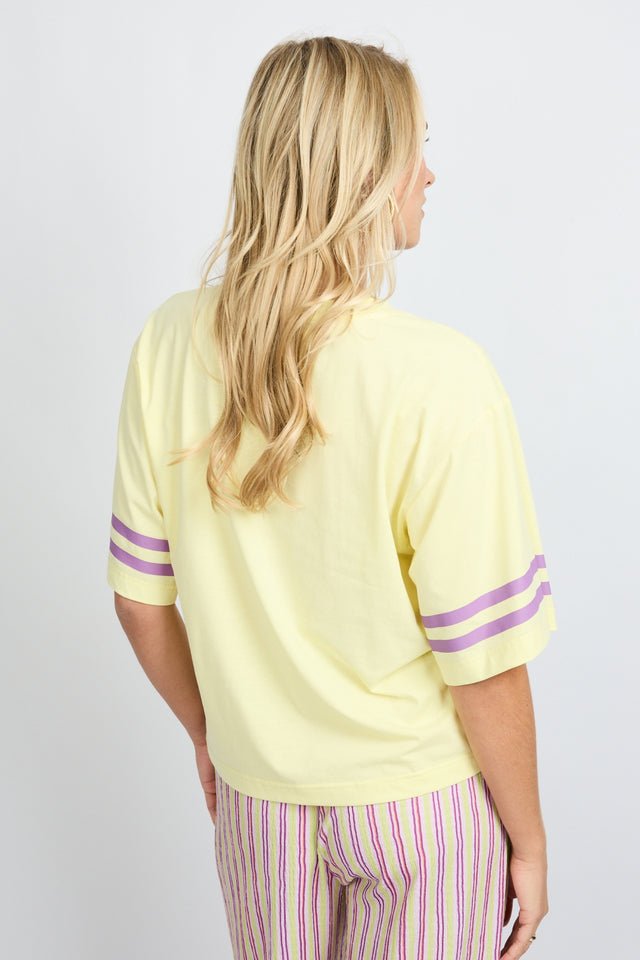 Fluresk | Zesty shirt | Geel/paars - FLURESK - wonder & melon