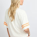 Fluresk | Zesty shirt | Wit/oranje - FLURESK - wonder & melon