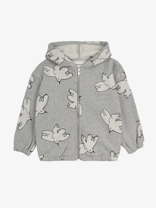 Freedom Bird all over zipped hoodie | Bobo Choses - Bobo Choses - wonder & melon