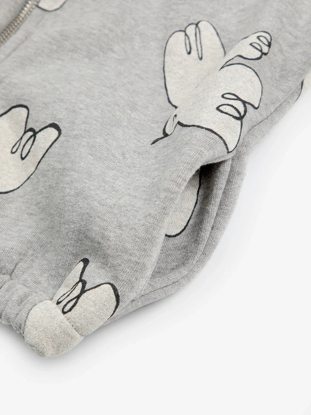 Freedom Bird all over zipped hoodie | Bobo Choses - Bobo Choses - wonder & melon