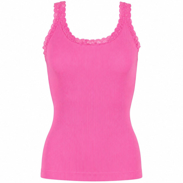Frida Rib Top | Flamingo - wonder & melon - wonder & melon