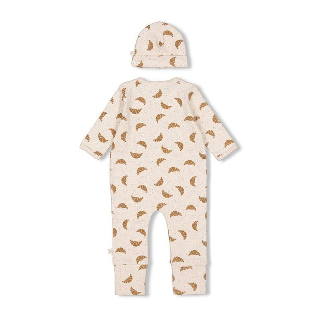 Geschenkset 1 - delig pak + muts | Offwhite Melange| Feetje - Feetje - wonder & melon