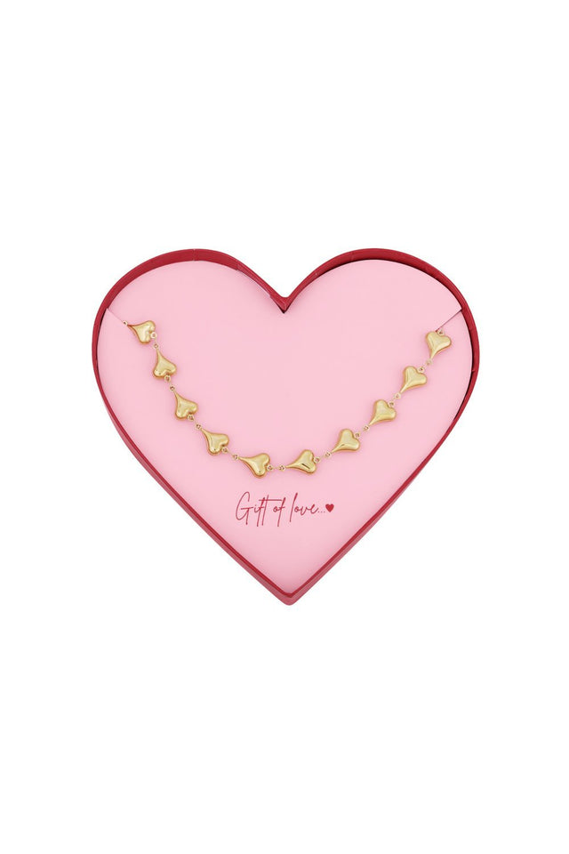 Giftbox | Hartjes ketting | enkel - wonder & melon - wonder & melon