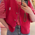 Gilet Smile | Fuchsia - wonder & melon - wonder & melon