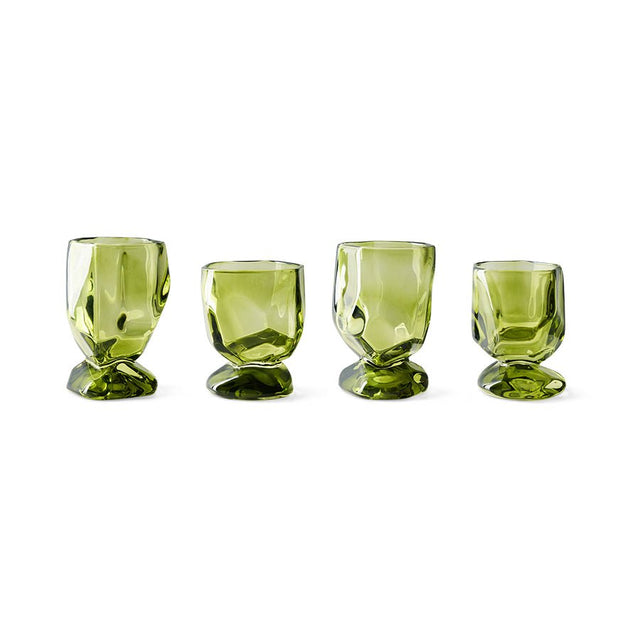 Glasses Nienke Sikkema | Emerald Set van 4| HKliving - HKliving - wonder & melon