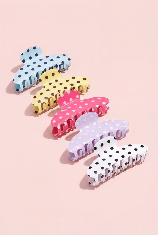 Haarclip | Pink | Stipjes - wonder & melon - wonder & melon