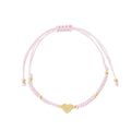 Hart Armband Vlecht | Licht roze - wonder & melon - wonder & melon