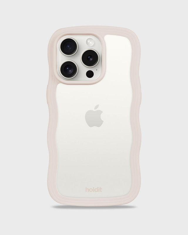 Holdit | Wave case | Transparant | Iphone 15 pro - Holdit - wonder & melon