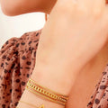 Initialen Armband | Goud - wonder & melon - wonder & melon