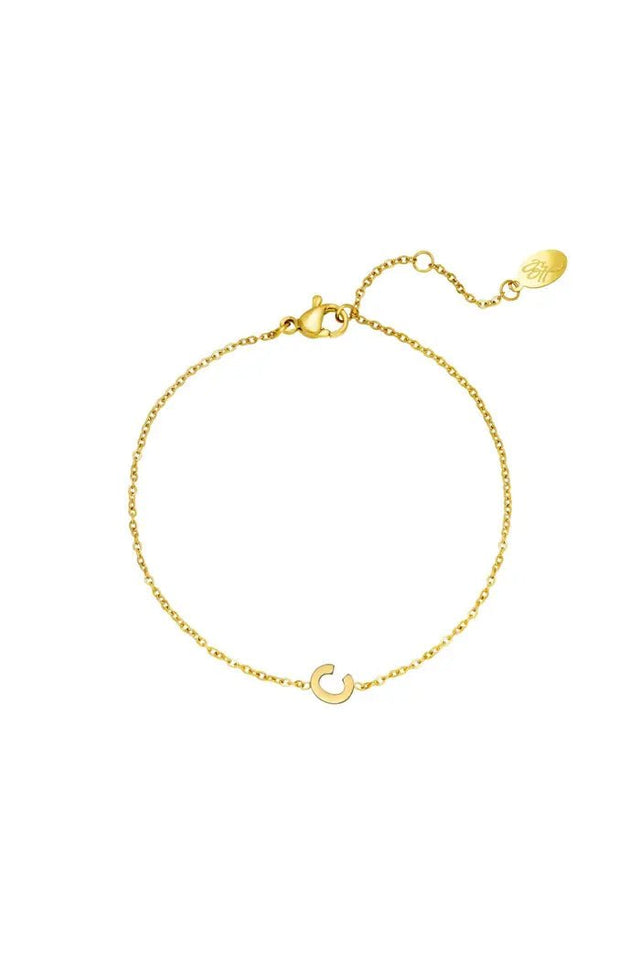 Initialen Armband | Goud - wonder & melon - wonder & melon