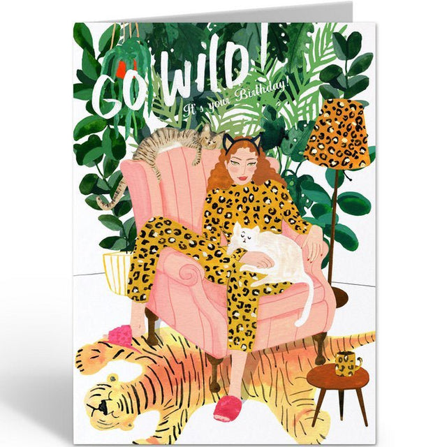 Kaart | Go Wild Birthday - The Card Company - wonder & melon