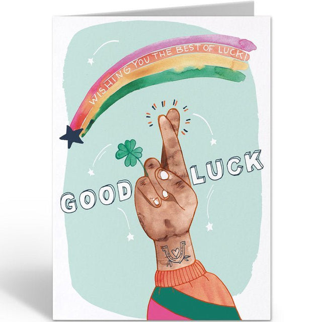 Kaart | Good Luck Finger - The Card Company - wonder & melon