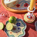 Kandelaar | Strepen en Bloemen - All the luck in the world - wonder & melon