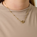Ketting Basic Bolletjes | 2 in 1 | Goud - wonder & melon - wonder & melon