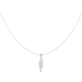 Ketting | Bedel | Visje |Zilver - wonder & melon - wonder & melon