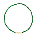 Ketting Groene Stenen | Goud & Groen - wonder & melon - wonder & melon