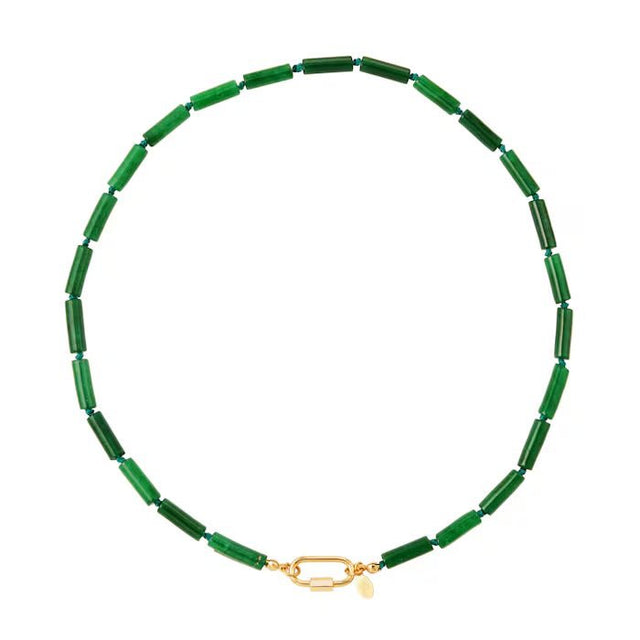 Ketting Groene Stenen | Goud & Groen - wonder & melon - wonder & melon