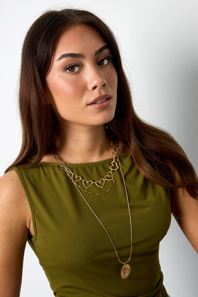 Ketting | hartjes - wonder & melon - wonder & melon
