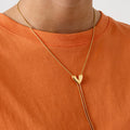 Ketting | Hartjes met ceintuur - wonder & melon - wonder & melon