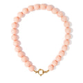 Ketting kralen Big| Coral | Stainless Steel - wonder & melon - wonder & melon