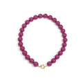 Ketting kralen Big | Fuchsia | Stainless Steel - wonder & melon - wonder & melon
