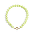 Ketting kralen Big| Lime Green | Stainless Steel - wonder & melon - wonder & melon