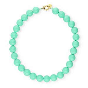Ketting kralen Big| Turquise | Stainless Steel - wonder & melon - wonder & melon