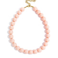 Ketting kralen Big Verstelbaar | Coral | Stainless Steel - wonder & melon - wonder & melon