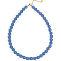 Ketting kralen | Blauw | Stainless Steel - wonder & melon - wonder & melon