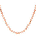 Ketting kralen Chique | Peach | Stainless Steel - wonder & melon - wonder & melon