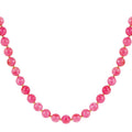 Ketting kralen | Fuchsia | Stainless Steel - wonder & melon - wonder & melon
