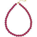Ketting kralen | Fuchsia | Stainless Steel - wonder & melon - wonder & melon